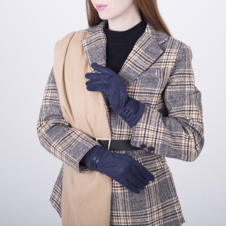 Gloves are female, dimensionless, without insulation, blue color-3