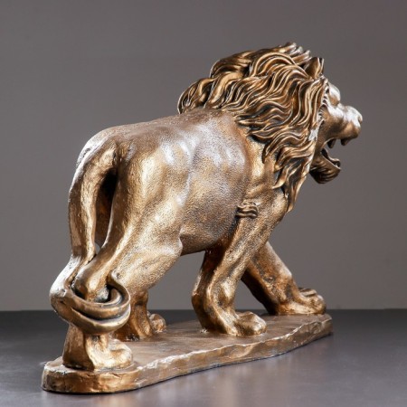 Figure "Lion" Right, Bronze, 73x23x43cm-1