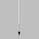 Ceiling light Mantra Vertical, LED, 2160LM, 3000K, 2000 mm, black color black
