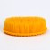 Baby silicone washcloth for swimming babies, yellow color