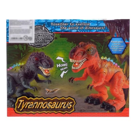 Dinosaur "Tyrannosaurus", light and sound effects, works from batteries, mix-4