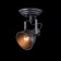 Lamp IBBI 1x40W E14, black 19x13x13cm