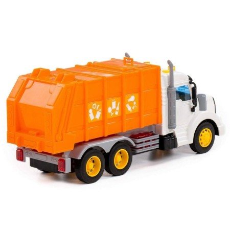 Communal car "Profi" orange, inertial, with light and sound-2