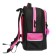 School backpack, 40 x 33 x 19 cm, ergonomic back, stavia "cat", black/pink