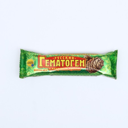 Russian hematogen with cedar nut, 40 g-1