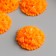 Decor for creativity plastic "Flowers and leaves" 2.7x2.7 cm