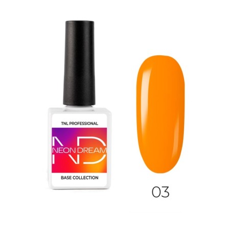 Color TNL Neon Dream Base, No. 03 Orange honey, 10 ml-1