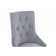 Wooden stool Elegance array of gvei/velor, white/gray 52x58x96 cm