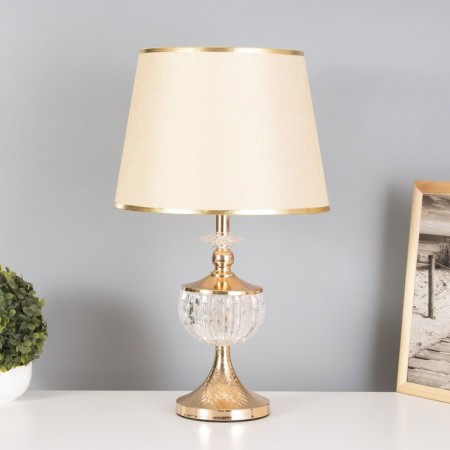 Table lamp "Ronica" 1x40W E27+backlight, gold 28x28x50cm