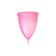 Hygienic menstrual bowl Eromantica, silicone, purple color, s