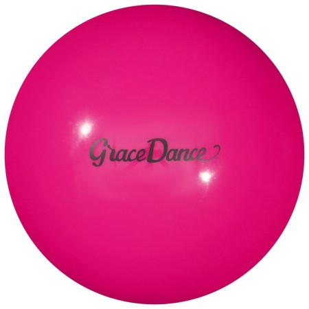 The ball for rhythmic gymnastics Grace dance, D = 16.5 cm, 280 g, pink color-1