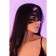 Failure mask Eromantica Queen, textiles, black color, 31 cm