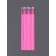 Micro -shoes for extensing and laminating eyelashes, set - 10 pcs, 9.5 cm, pink color