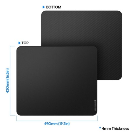 Pulsar Parabrake V2 Mouse Pad Xl Black (490x420) game rug-2