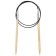 Circular knitting needles, bamboo, 5.5 mm/80cm, 1 pcs