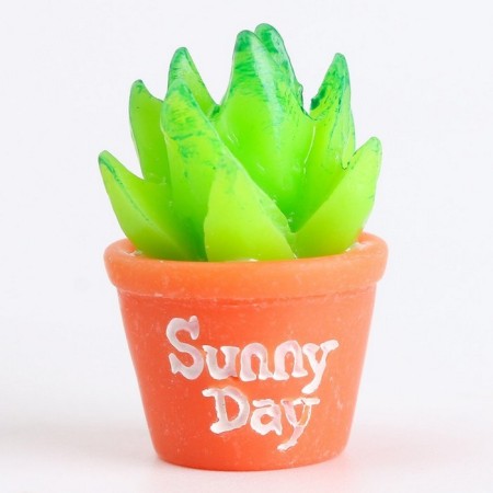 Miniature Puppet "Green Cactus", set 4 pcs., Size 1 pc. - 1.5 × 2.5 × 1.5 cm