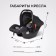 Car seat children's costa, black/gray color