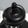 Climber Metal, glass "Lantern - Blooming monograms" D -10 cm black 13.5x15x29 cm