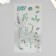 Stickers Plastic "Eucalypt" set of 6 sheets 10x18 cm