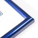 Photo frame plastic "Palette" 21x30 cm, blue metallic, with a leg