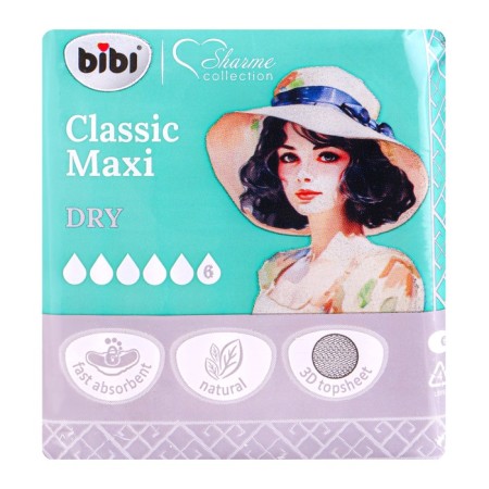 Gays for critical days "Bibi Classic Maxi Dry", 10 pcs.