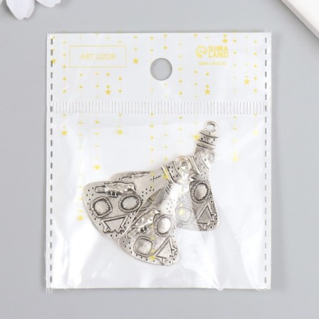 Decor for creativity Metal "Caus with miracles" 4x2.2 cm-3