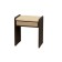 Pouffer 432 × 300 × 500 mm, wenge/velor Escobar 02/Line Asia