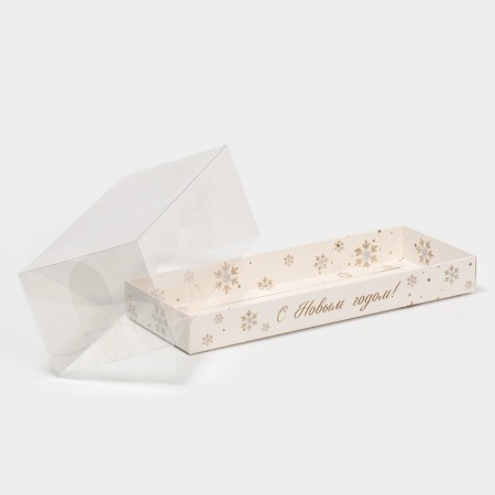Box for dessert "Snowflakes", 26, 2 x 8 x 9.7 cm, New Year-2