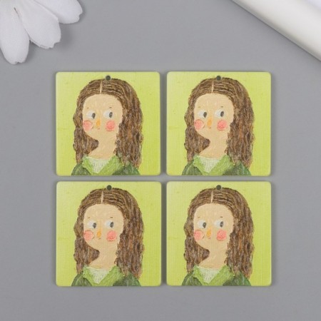 Acryl Girl's Creativity Decor 0.2x3.5x3.5 cm-2