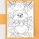 Set in a postcard: a tear -off block with tasks and pencils "for those who have paws"