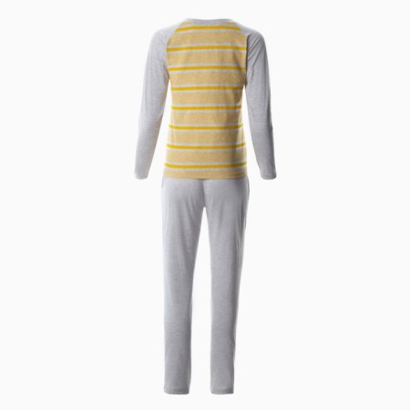 Homemade kit (longshille/pants), yellow color, size 52-9
