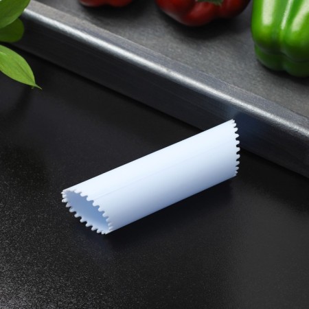 Pipe for cleaning garlic shares "Tirik", 12 × 3.5 cm, blue color-1