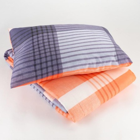 The set is saved and I: a blanket 1.5 joint venture, a synthetic winterizer 100 g/m + pillow 50*70 cm, color mix, 100% polyester-5