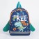 Baby backpack on lightning, blue color