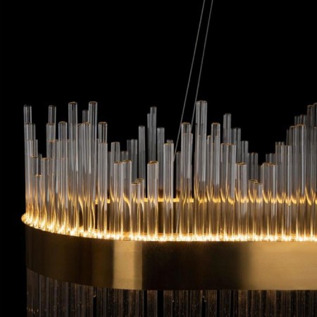 Chalice chandelier, 52W LED, Color Gold-2