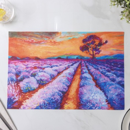 Set of serving napkins on the table of the landscape, 4 pcs, 45 × 30 cm-6