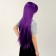 Carnival wig "anime" color purple, long