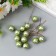 Decor for creativity "Ball light green pearl" d = 1.5 cm set 20 pcs 6x1.5x1.5 cm