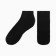Male socks shortened, black color, rr 27