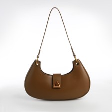 Bag Women's Baget on the zipper Textura, average size, brown color