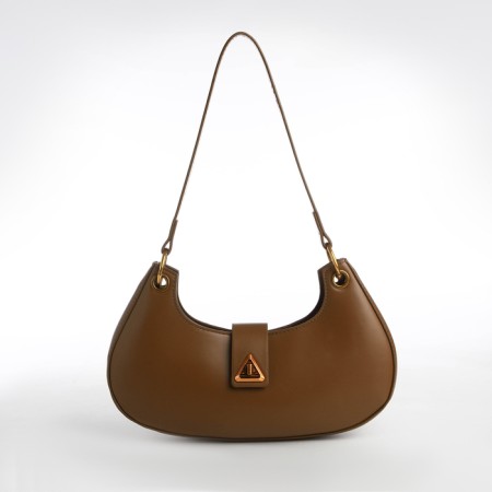 Bag Women's Baget on the zipper Textura, average size, brown color