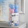 Garland “thread” 5 m with nozzles “pink-blue”, ip20, transparent thread, 20 LED, white glow, 220 V