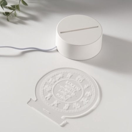 Lamp "Every minute I love you" Led RGB from the Risalux network-7