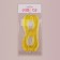 Gel mask for the area around the eyes, 17 × 7.5 cm, yellow color