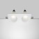 The built-in lamp Technical DL002-WW-02-W, 2x12W, 24x12x6.5 cm, GU10, white color