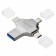 Flash drive Smartbuy Mc15 Metal QUAD, 4-In-1 OTG, 32 GB, USB3.0, Type-C, Microusb, Lightning