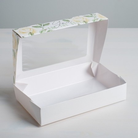 Confectionery packaging, a “Flowers” ​​lamination box, 20 x 12 x 4 cm-1