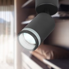 Светильник OL23 BK MR16/GU10, черный 1х35Вт 5,5х5,5х16 см