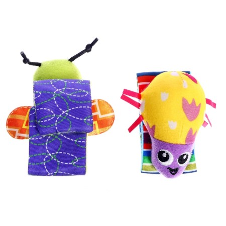 A set of rattles "socks and bracelets", 4 pcs-8
