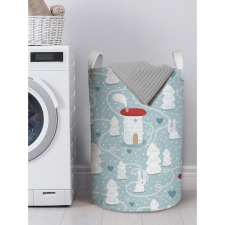 Basket for storage of things "Snow settlement", size 40x60 cm